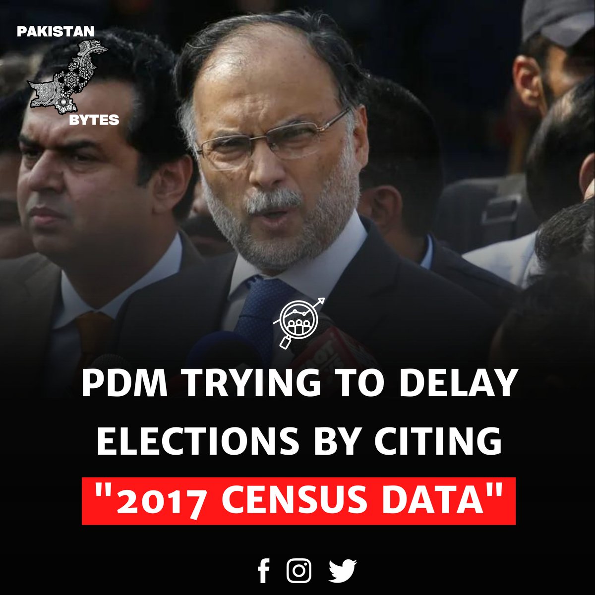 PakistanBytes's tweet photo. Federal Minister for Planning and Development @betterpakistan said Friday that elections within the stipulated time are only possible if they are conducted on the basis of the census carried out in 2017.

#Pakistan #Generalelection2023 #PDMRejected #pakistanbytes https://t.co/i1GP5z9r3N