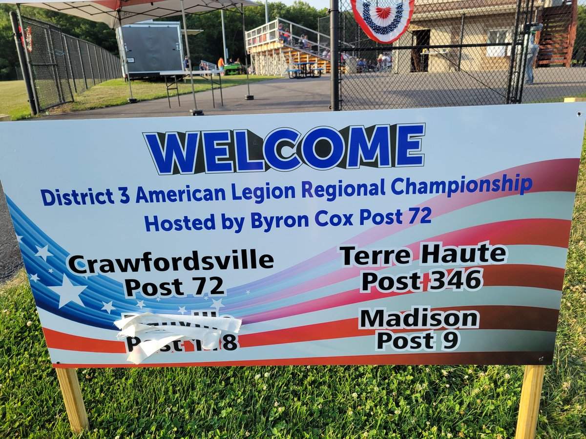 Post346's tweet photo. Big win against Crawfordsville 4-3 in 8 innings. We adv to finals tomorrow against the winner of Mad/Craw.  

Cam Judson: 6 IP, 8 Ks, 1 ER
Gunnar Langer: 1IP, 0 ER
Ben Kearns (W): 1 IP, 0ER, 3-5, 3 RBI
Bryson Carpenter: HR
Ross Olsen:  3-3, 1R
Tyler Will: 2-4 1R https://t.co/uIBtfEuVk1