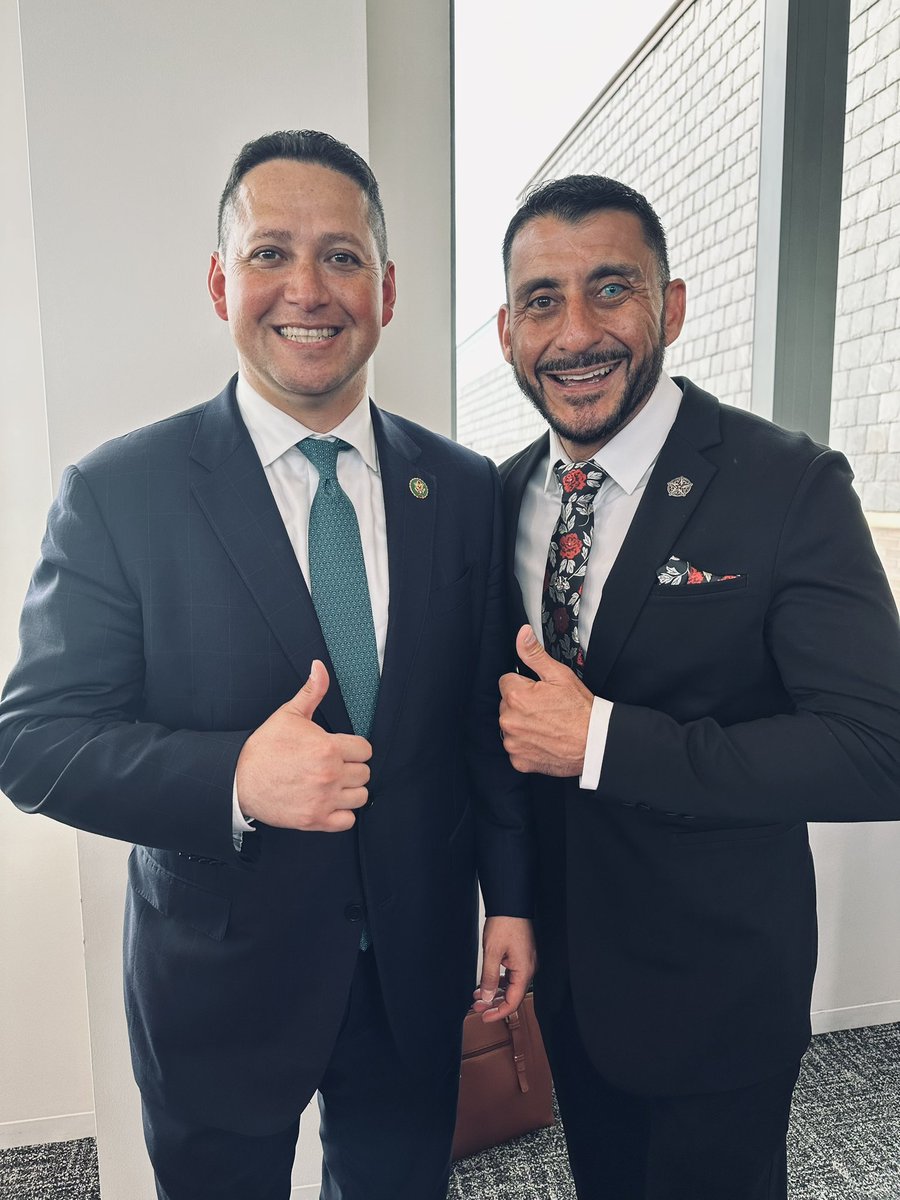 TonyGonzales4TX's tweet photo. Few have worked harder than my hermano Michael from @GWOTMF on delivering for veterans! 🇺🇸 The future of America and our history is bright. https://t.co/YehbJK9bML