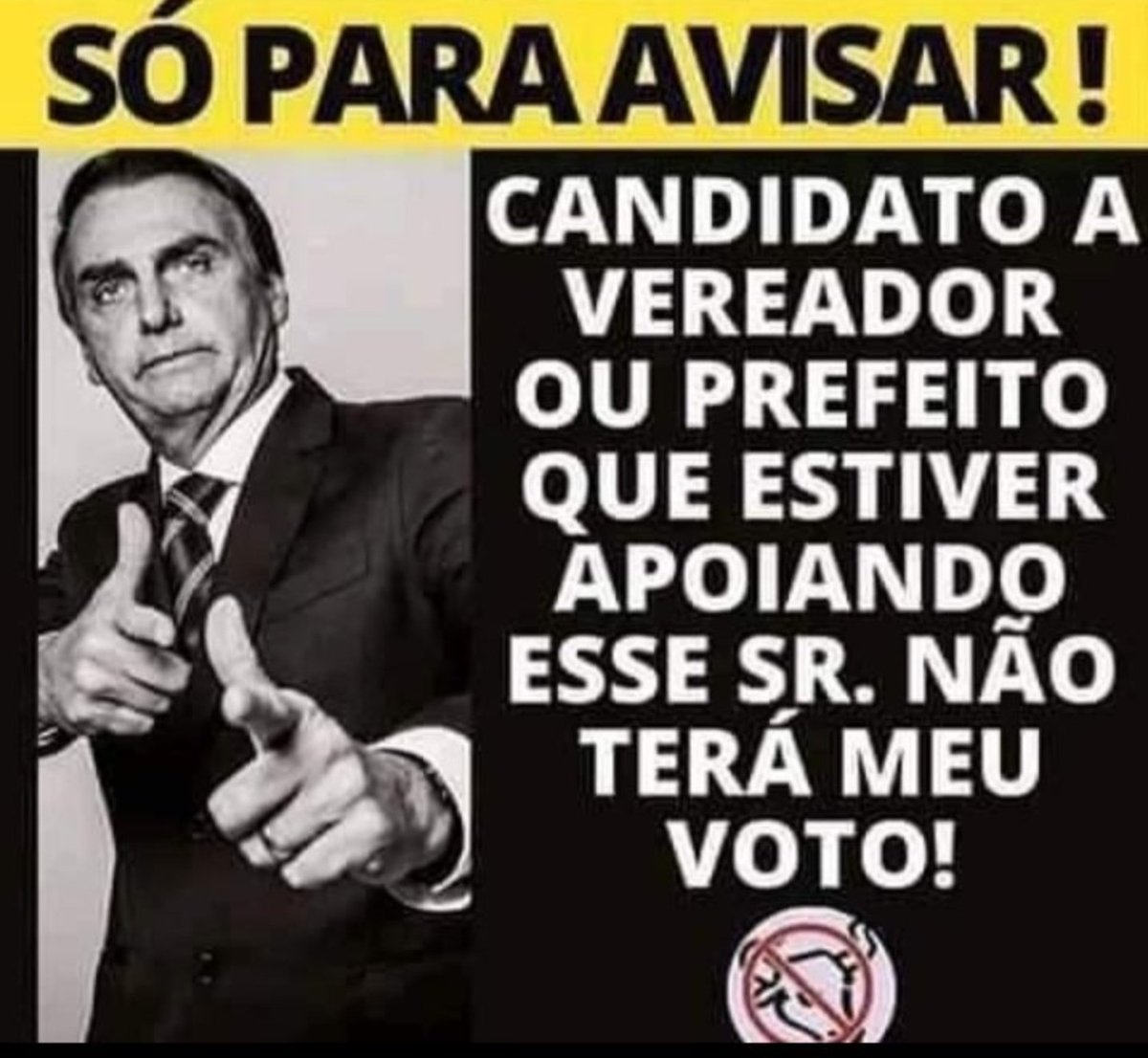 O BOLSONARISMO é uma doença e já estamos avisando aos futuros candidatos de 2024!
Divulgue!