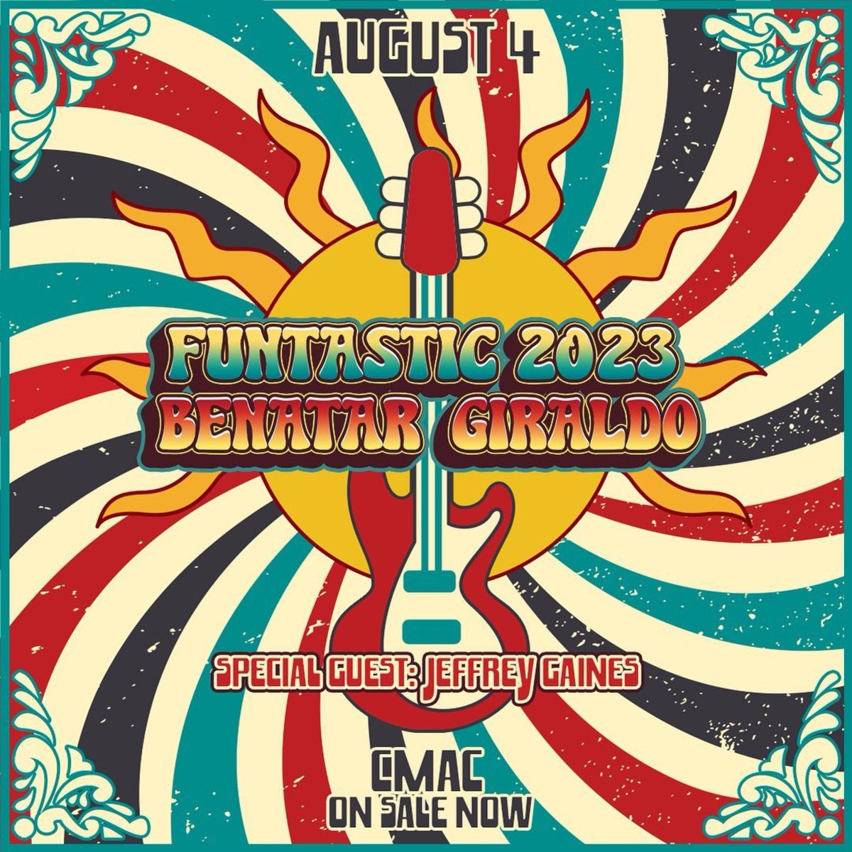 Don't let the @cmacvents 2023 season pass you by! Join some of your favorite acts like <a href="/benatargiraldo/">Benatar and Giraldo</a> and <a href="/jeffreygmusic/">Jeffrey Gaines</a> on August 4, and let's make some funtastic memories together 🎸. Get your tickets now!
🎟️: bit.ly/3KE0tEs