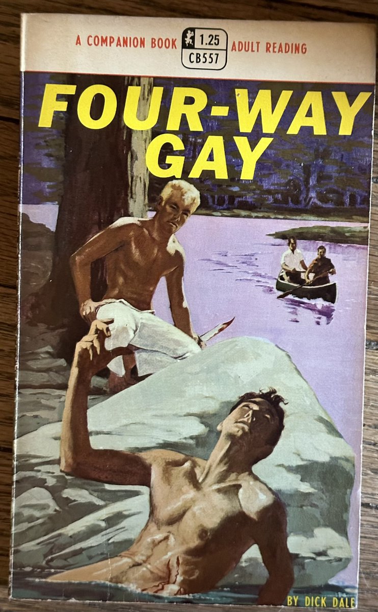 arkhamlibrarian's tweet photo. “Dave had tried all kinds of emotional outlets to achieve his pleasure, but only three of them turned out right—men, men, men.” Greenleaf, 1968. #DailyPaperback https://t.co/L1qHgx9rV3