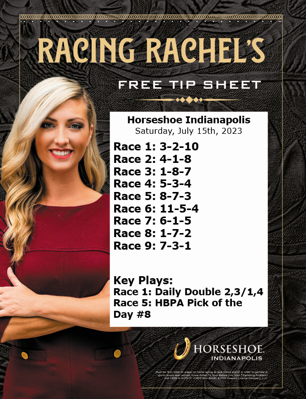 Horseshoe Indianapolis Race Course on Twitter "Today's tip sheets for