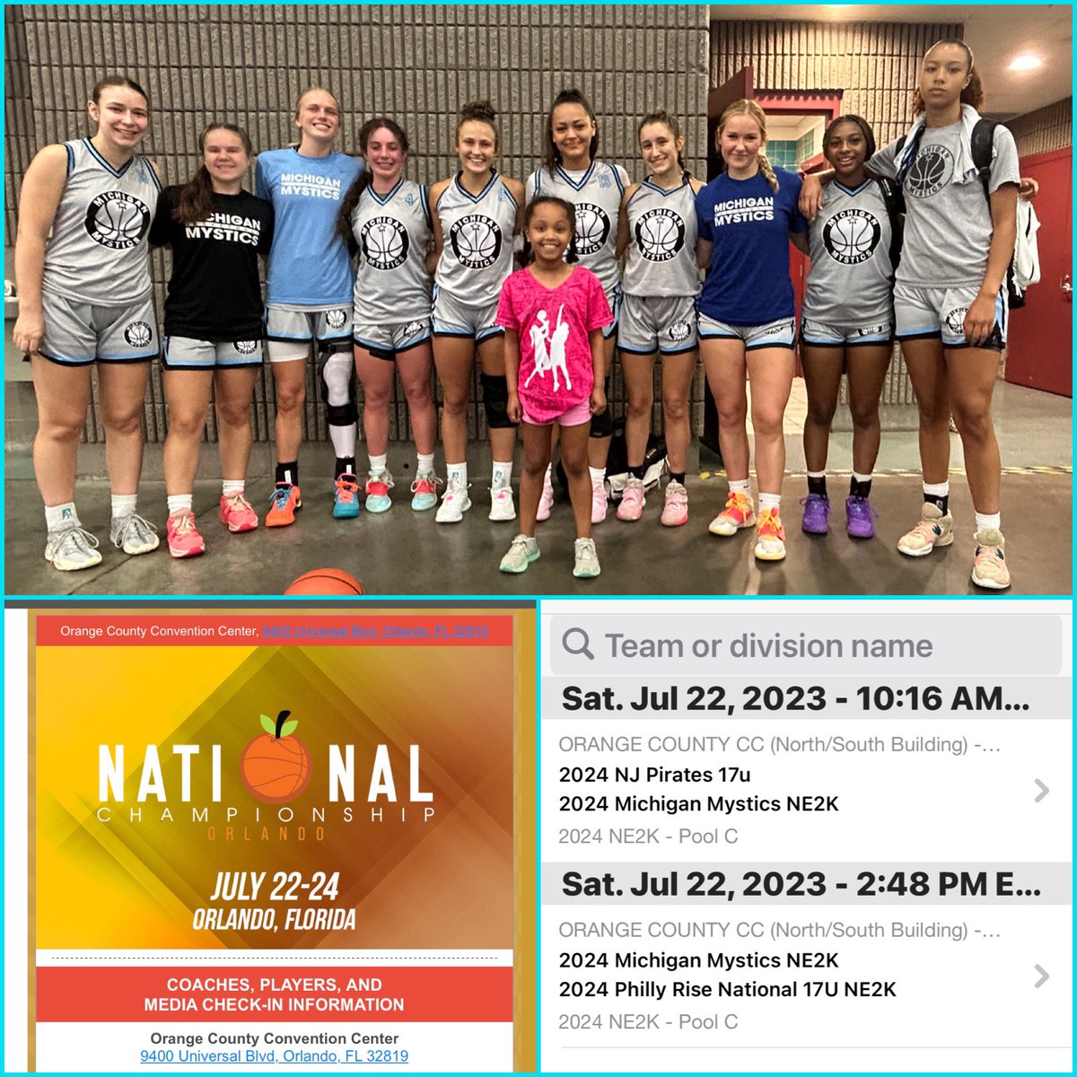 MysticsCoach's tweet photo. Michigan Mystics NE2K 2024 heading to Orlando, FL for National Championships https://t.co/vL42Oc2273… @mimysticsmedia @PlayAllMediaNet https://t.co/8ZjmwoKFBO