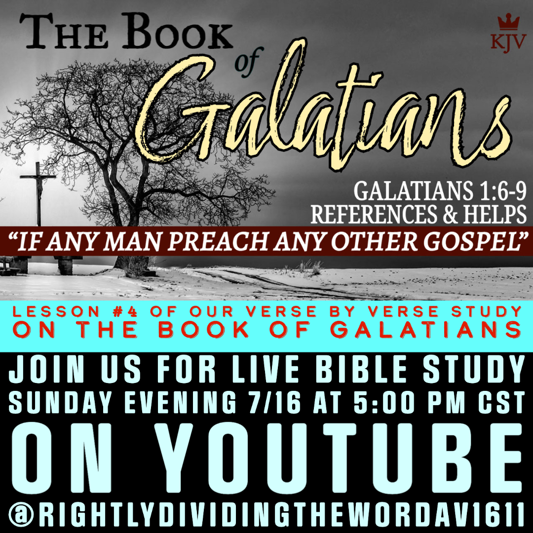 RightDivide1611's tweet photo. Join us for Right Division BIBLE STUDY *LIVE* on YouTube Sunday Evening 7/16 @ 5:00 PM CST.
LINK TO STUDY: https://t.co/9aVPE8UxdC
#grace #gracemessage #gospel #gospelthatsaves #graceambassador #dispensationofgrace #rightdivision #biblestudy #rightlydividingthewordoftruth https://t.co/kyelxVIXF9