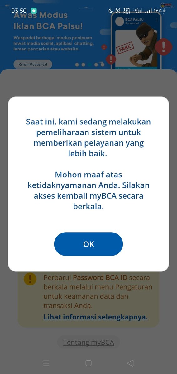 venkw's tweet photo. @BankBCA Gk bisa https://t.co/ebgw5NIqlF