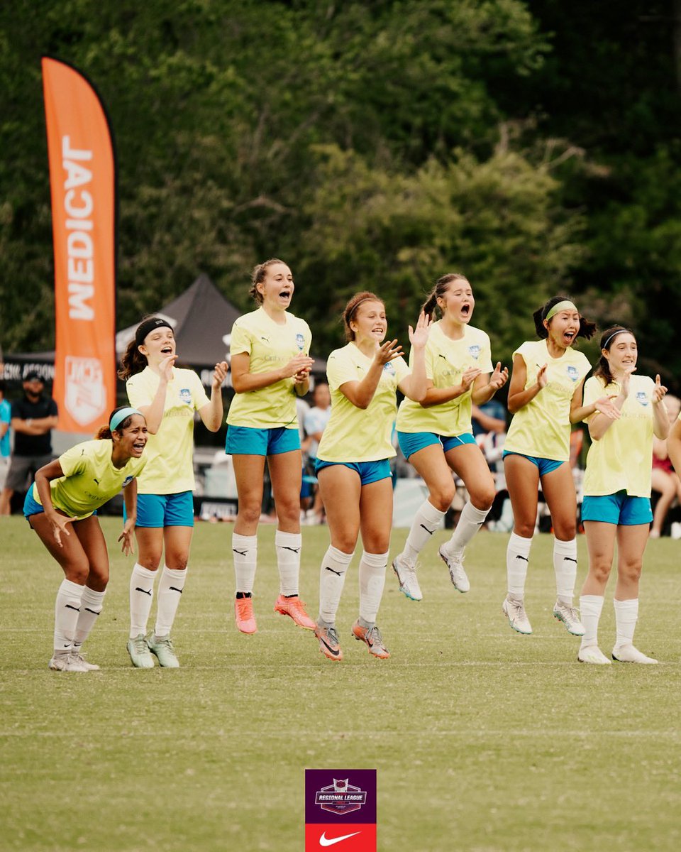 ECNLgirls's tweet photo. The U15 ECNL Regional League Championship Game is set between Charlotte SA and Slammers FC #ECNLRL #ECNLfinals https://t.co/I3MQpoMR8a