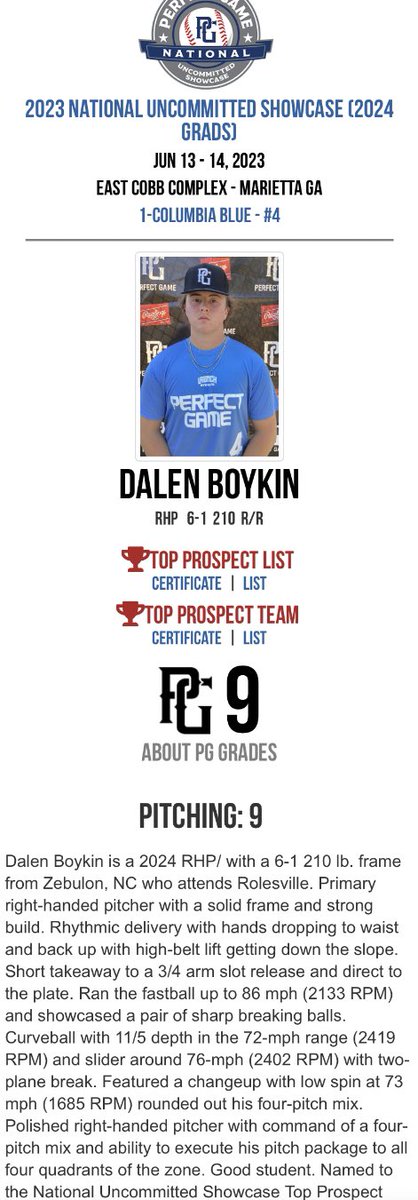Dalen Boykin (@dalenboykin) on Twitter photo Thank you <a href="/PG_Uncommitted/">PG_Uncommitted</a> for the event! <a href="/RolesvilleBSB/">Rolesville Baseball</a> <a href="/B_YoungPT/">BYoung PT</a> <a href="/FlatgroundApp/">FLATGROUND Pitching</a> <a href="/TeamElitePlat/">Kenny Hughes 11</a> Thank you <a href="/PG_Uncommitted/">PG_Uncommitted</a> for the event! <a href="/RolesvilleBSB/">Rolesville Baseball</a> <a href="/B_YoungPT/">BYoung PT</a> <a href="/FlatgroundApp/">FLATGROUND Pitching</a> <a href="/TeamElitePlat/">Kenny Hughes 11</a>