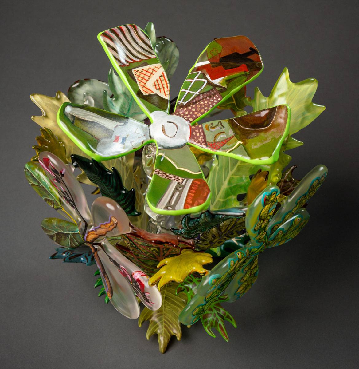 WomensArtForAll's tweet photo. Ginny #Ruffner (.@GinnyRuffner) •Pablo Petals• #WomensArt #ArtByWomen #WomenArtists #GlassArt https://t.co/X6AFDNNfEV