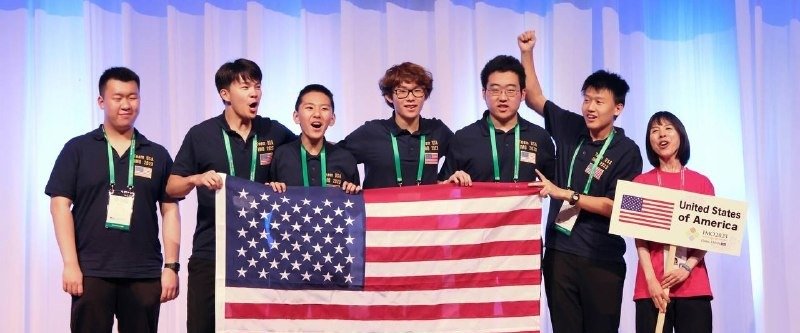 deedydas's tweet image. The US International Math Olympiad team, 2023, that placed 2nd overall, after China.

Wonder how well they&apos;d do without immigration.