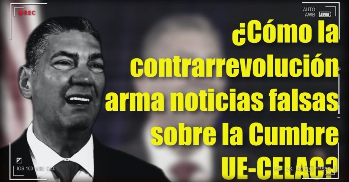 La contrarrevolución siempre usa las mismas artimañas. La calumnia y la manipulación no le son ajenas. Al contrario, las tienen siempre a mano para montar sus argumentos mentirosos, cada vez que el buen juicio y la razón no les alcanzan.

#CumbreCelacU