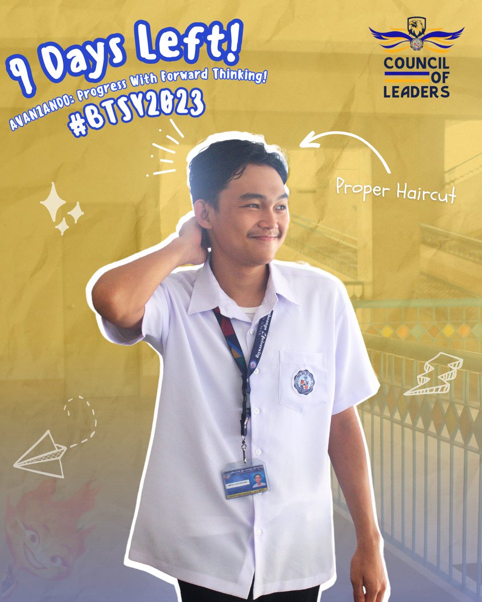 JHScol's tweet photo. Mark your calendars🗓️! 𝟵 𝗱𝗮𝘆𝘀 𝘁𝗼 𝗴𝗼💤 before the most-awaited return to school for the academic year 2023-2024! 

𝗔𝗩𝗔𝗡𝗭𝗔𝗡𝗗𝗢 𝗲𝘁 𝗔𝗠𝗗𝗚
#AdZUJHSBTSY2023
#AVANZANDO2023 https://t.co/Hjtgev6fZS