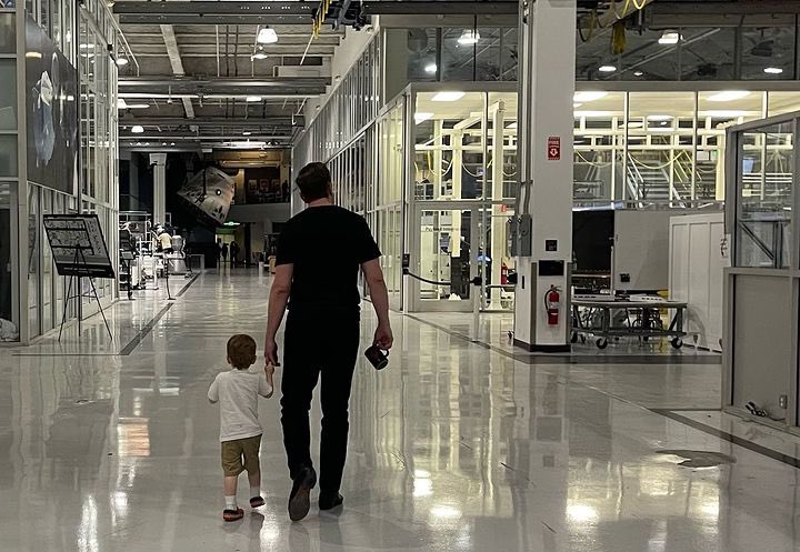 Tesla Owners Silicon Valley (@teslaownersSV) on X: "Super cool that Baby X  gets to see Elon Musk his f..."