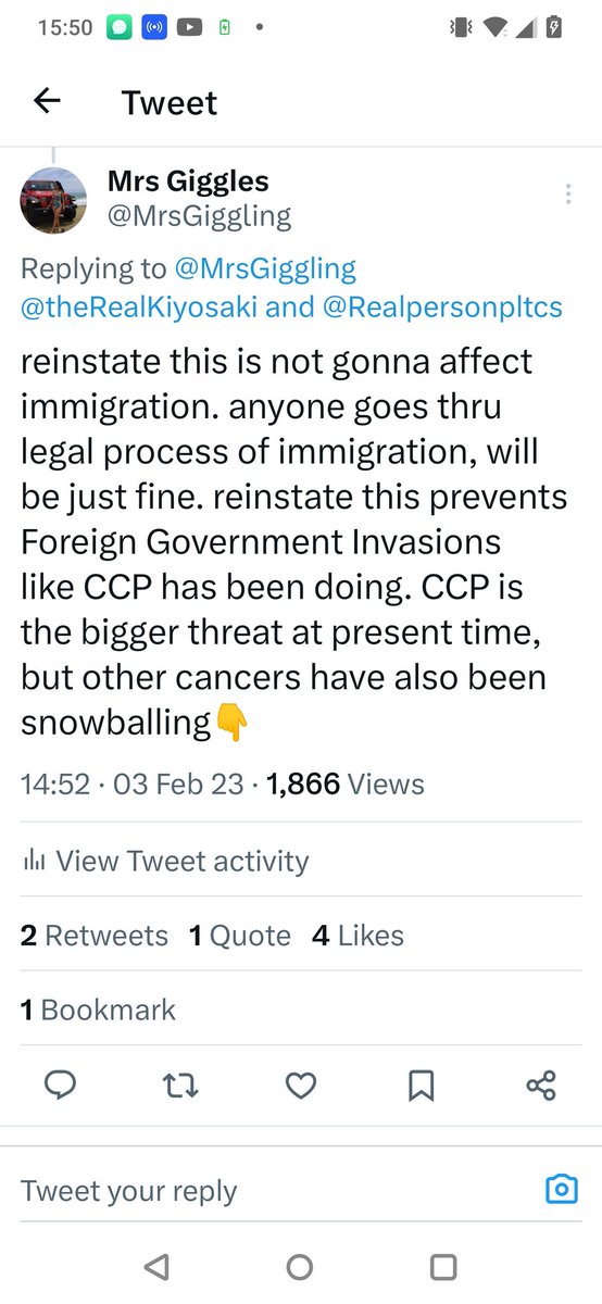 Realpersonpltcs's tweet photo. TINA SHARE: #tWITTER PROVES MY STRATEGY WORKS, AND TWITTER PROVES @elonmusk IS A LIAR WHO'S IN BED WITH THE GLOBAL NAZI ORG.
#BANKRUPTTWITTER=GOD'S KARMA https://t.co/ueTzw5Zgyd