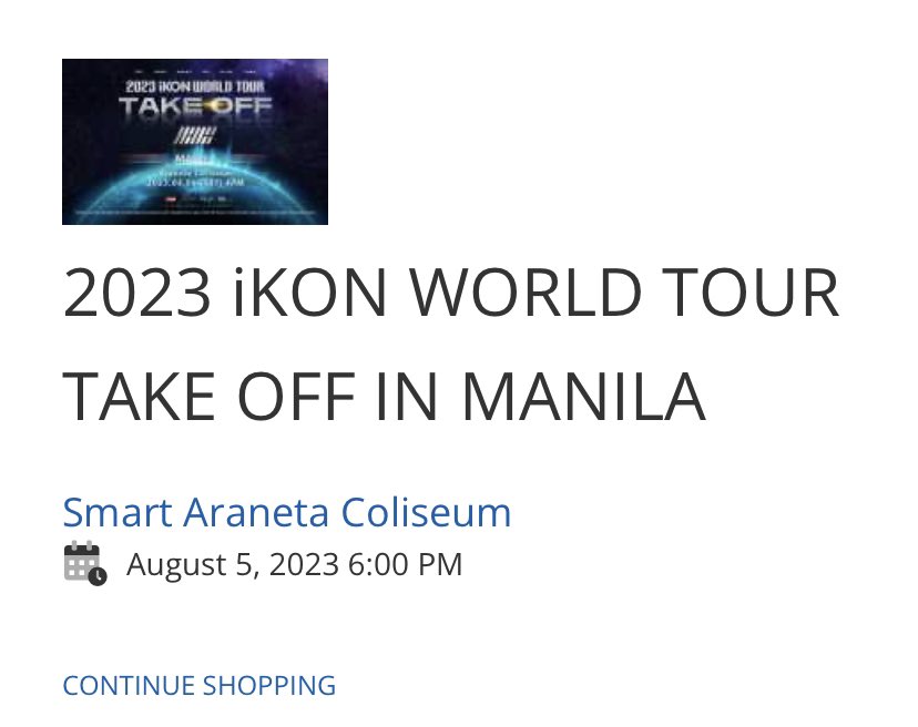 withiKON_PH's tweet photo. To ONLINE Filo-iKONICS,

iKON TAKE OFF in MANILA link is mow up in Ticketnet website! 

🔗 https://t.co/L2mlUXjKig

Set your reminder, 2 hours left before public on sale begins!

#iKONinMANILA2023 https://t.co/QdsOEPlXPu
