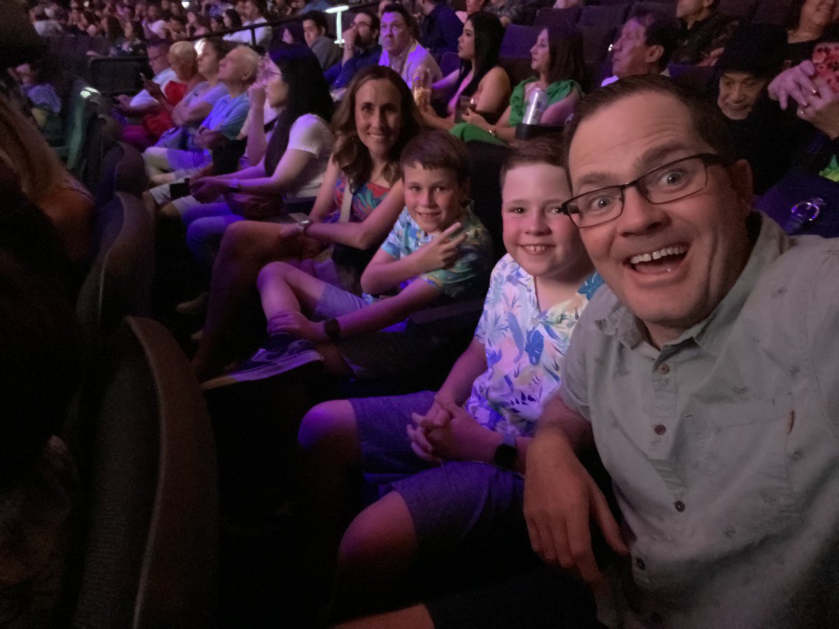 With the fam at #crissangellive
