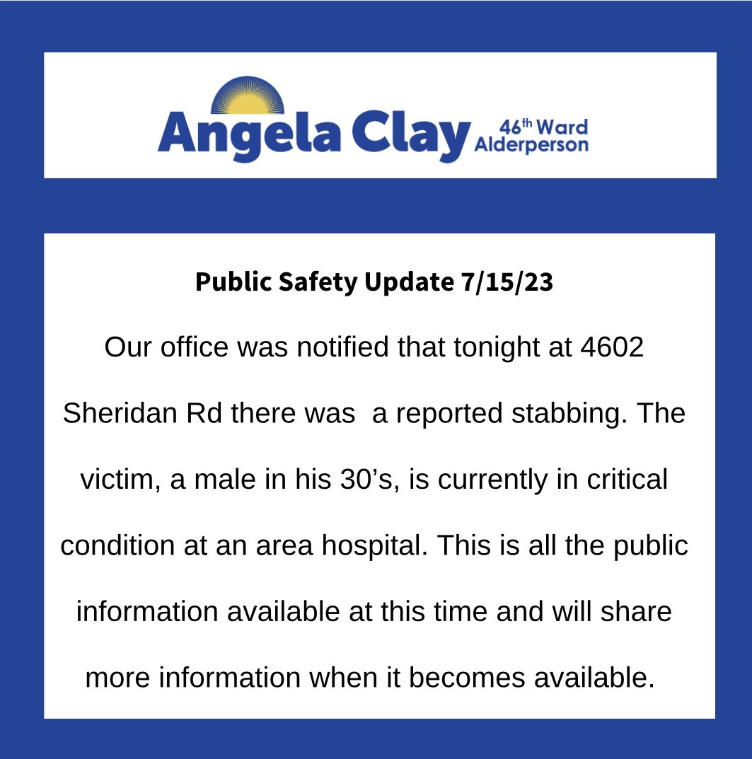 Public Safety Update 7/15/23: