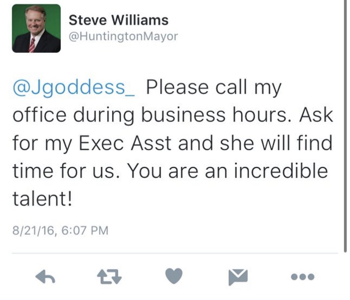 I won’t ever forget the day I got this tweet from <a href="/HuntingtonMayor/">Steve Williams</a> ❤️