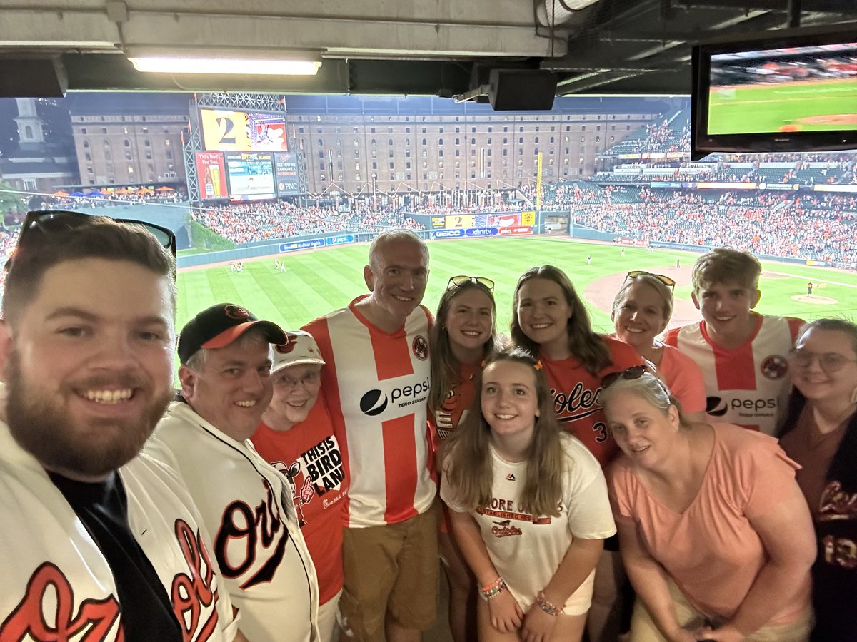 Great way to celebrate Mom’s birthday at the Yard! Go <a href="/Orioles/">Baltimore Orioles</a>! #birdland