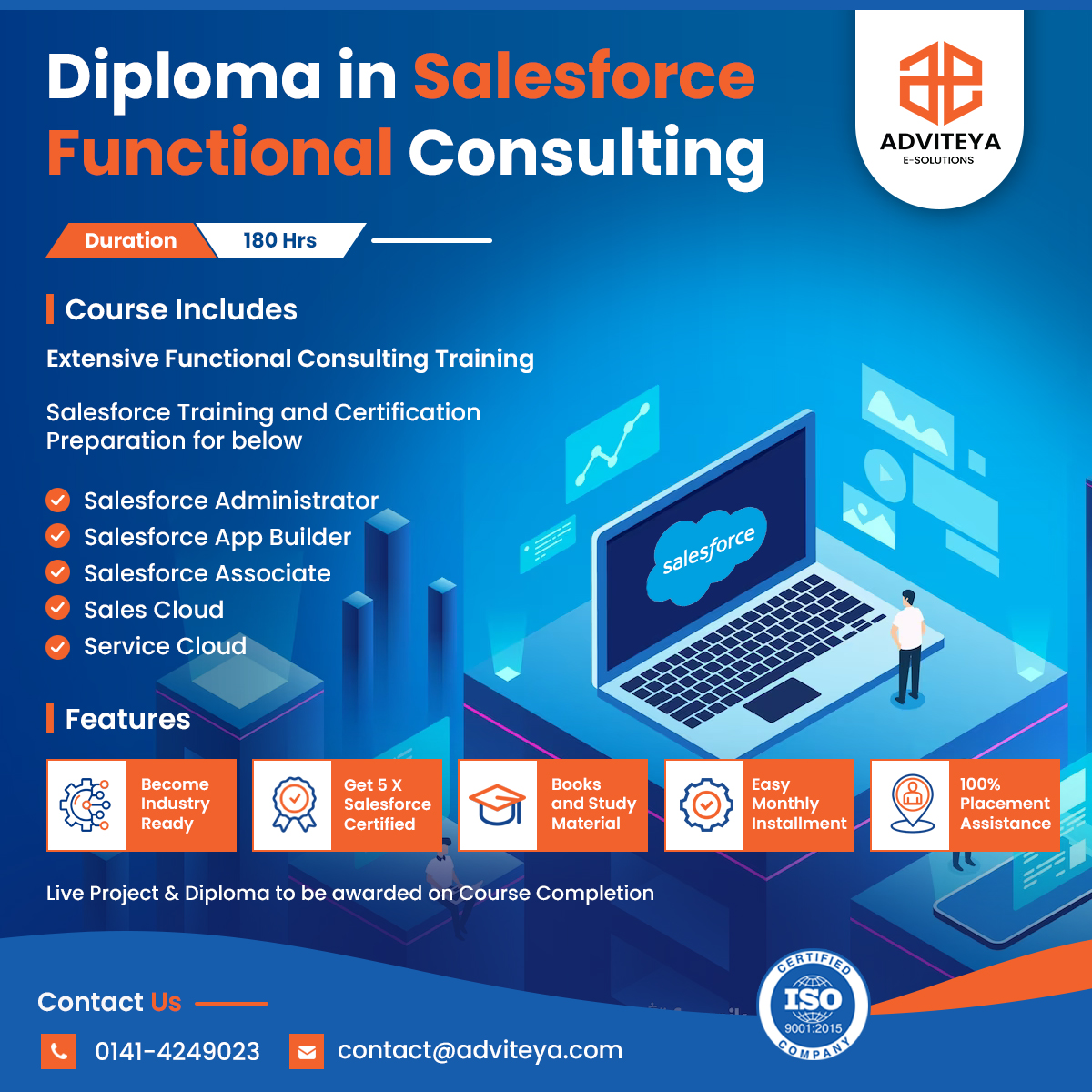 AdviteyaES's tweet photo. 🎖Join our Diploma in "Salesforce Functional Consulting program" &amp; become an expert in harnessing the power of Salesforce!🎯

Visit us : https://t.co/U7PCRw2lUK

#Salesforce #FunctionalConsulting #DiplomaProgram #Upskill #CareerBoost #SalesforceConsulting #FunctionalConsulting https://t.co/loTiUIuHUv