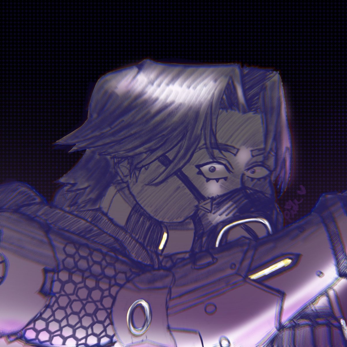 pink_cardcaptor's tweet image. Doctrine Dark 🔪 #FGC #FightingEXLayer #sketch
