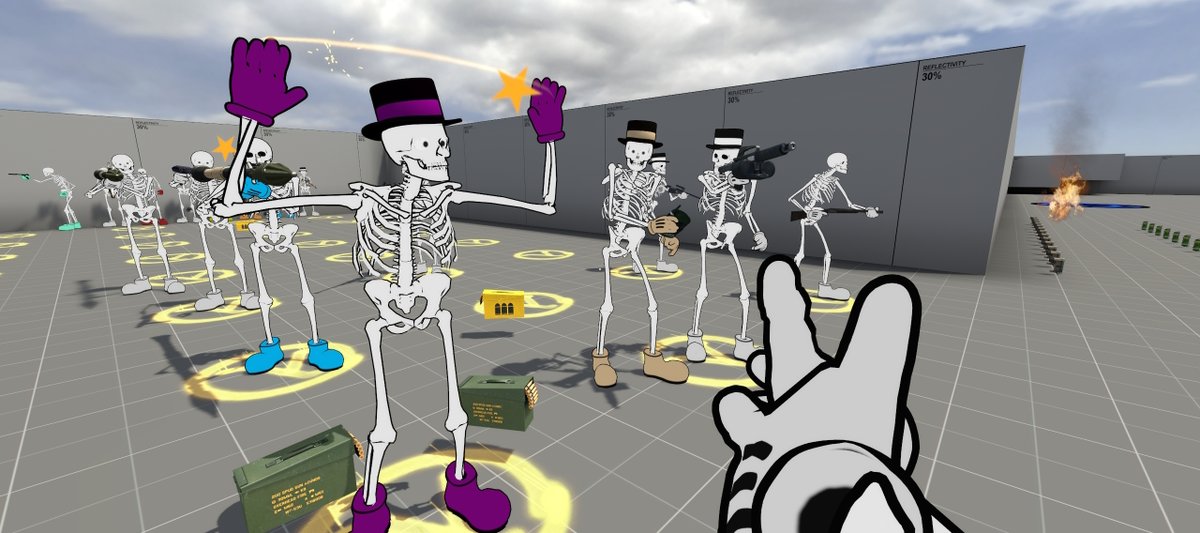 Ellistron's tweet photo. now that the patch has gone live, I can finally show off the newest playermodel i made a few months back! it's another "Toon" styled model! was a quick model but i'm happy with the super stylized look it has and i got to model some big ole toony shoes as well! https://t.co/zyJPu1IlzQ