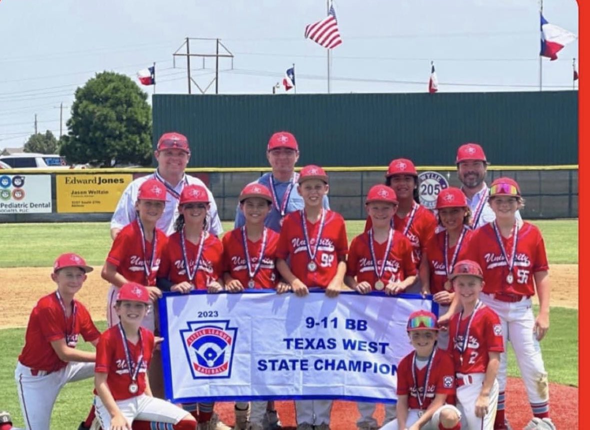 PaschalBaseball's tweet photo. Huge congrats to the ULL 11u All-Stars for winning the West Texas Little League State Championship today!! A lot of future Panthers on that squad! #FortWorthProud #Panthers2030 https://t.co/GK4Ead6zqH