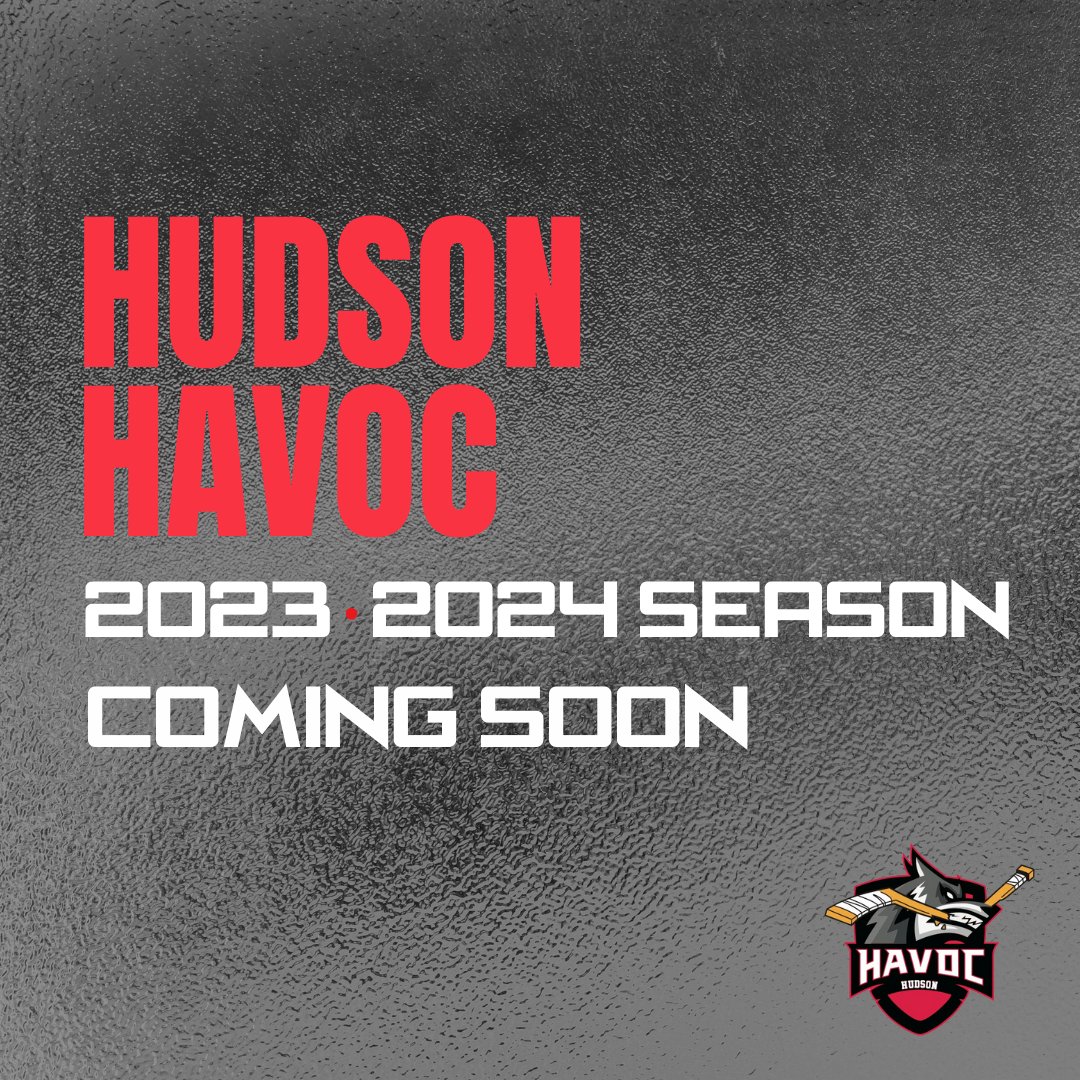 Hudson_Havoc's tweet photo. We can’t wait for the new season to start! Stay tuned for exciting announcements and dates. If you are interested in hosting a hockey player for the 2023/2024 season, please reach out to us! #gohavocgo https://t.co/JLea16caBv