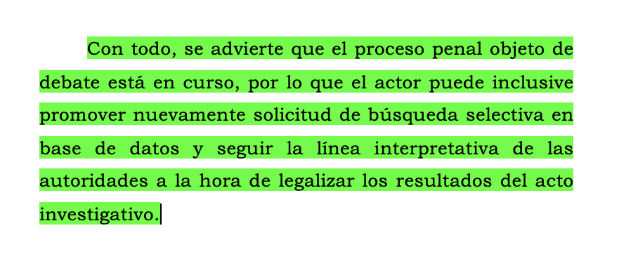 alfesac's tweet photo. OJO: Resultados de búsquedas selectivas base de datos: si se obtienen resultados parciales deben irse legalizando de forma parcial. No aplica la misma regla que para interceptaciones. Se puede volver a pedir la misma búsqueda, si por no cumplir con el tiempo juez no la legalizó https://t.co/mMEiTeIMSh