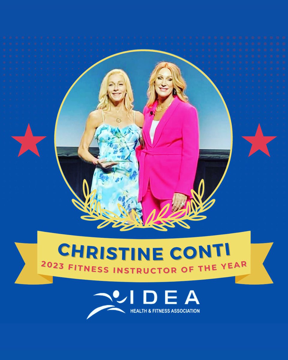 Thank you <a href="/ideafit/">IDEA® Health & Fitness Association</a> for the honor of being named the 2023 IDEA WORLD FITNESS PROFESSIONAL OF THE YEAR! <a href="/BurnAlong/">Burnalong</a> <a href="/RollgaHealth/">Rollga</a> <a href="/twofitcrazies/">Two Fit Crazies And A Microphone Podcast</a> <a href="/Oprah/">Oprah Winfrey</a> <a href="/WomensHealthMag/">Women's Health</a> <a href="/espn/">ESPN</a> <a href="/TivityHealth/">Tivity Health</a> <a href="/findlawrence/">Lawrence Biscontini</a>