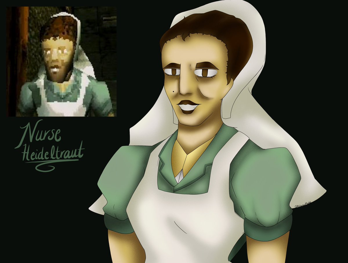 DFaust_Art's tweet photo. Honestly she scared me every time. 

#heilwaldloophole #heideltraut #nurseheideltraut #horror #art https://t.co/PUhWpcYbOk