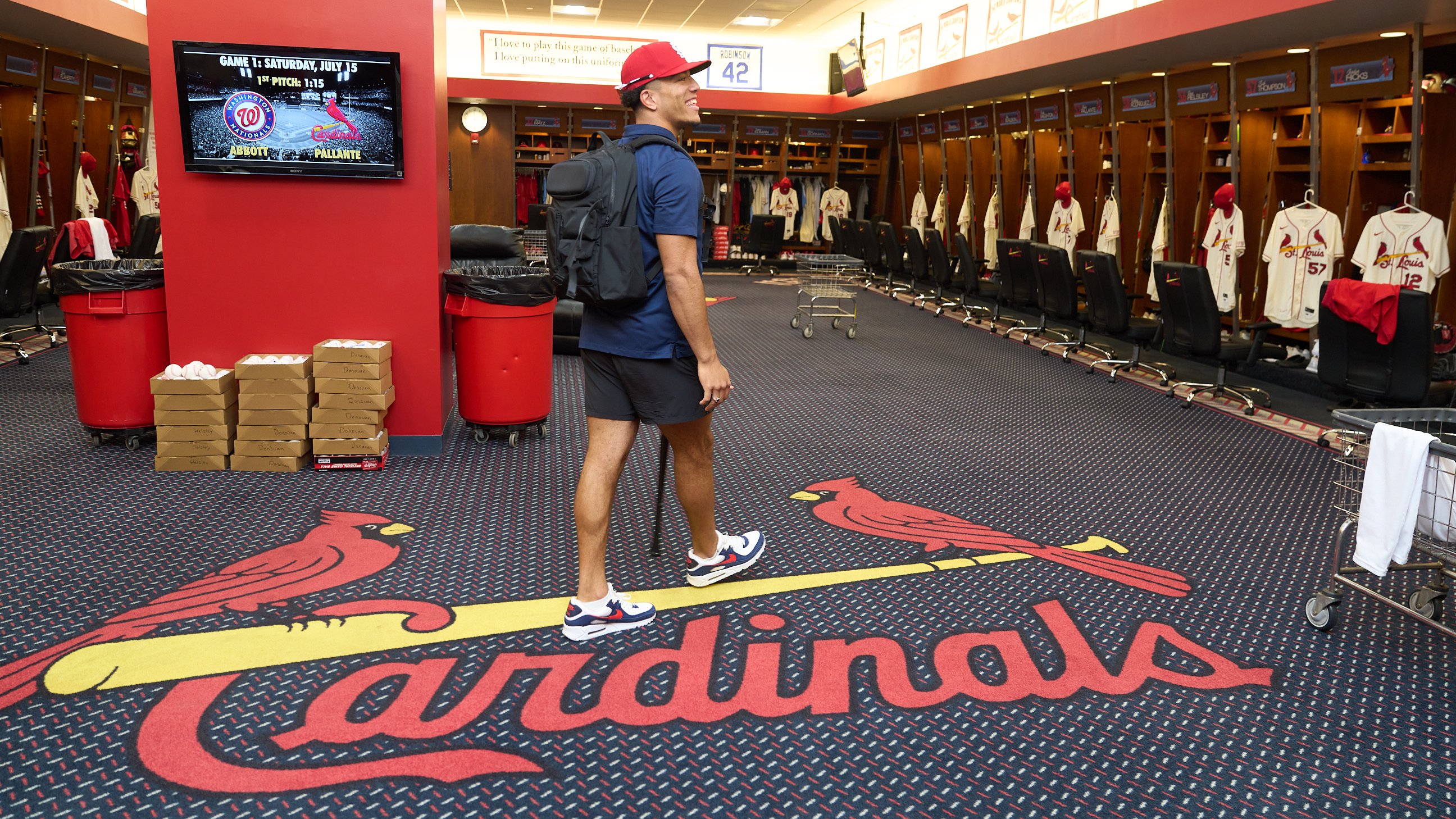 st louis cardinals locker room