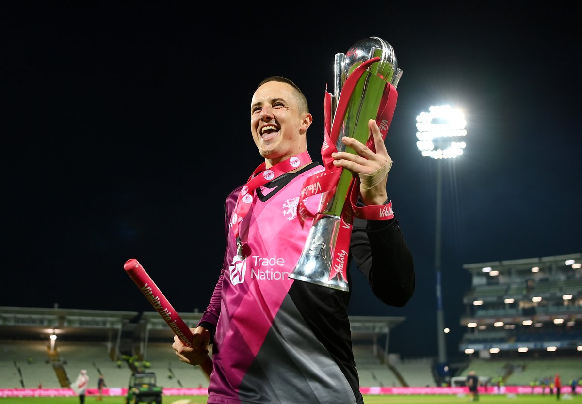 SomersetCCC's tweet photo. Our first T20 title since 2005. After so many near misses, this one means a huge amount ❤️

#WeAreSomerset 
#FinalsDay | #Blast23 https://t.co/UE5u1MI8p3