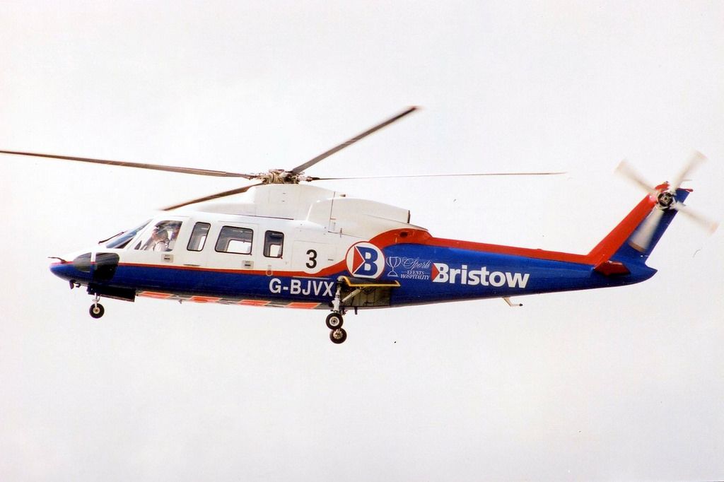 #OTD in 2002: a Bristow Helicopters Sikorsky S-76 [G-BJVX] crashes off Norfolk England), all 11 aboard die. Cause: catastrophic failure on the main rotor blade, traced to maintenance issues. Aircraft was providing support for offshore gas fields operations in the North Sea. https://t.co/LIzgZV9ert