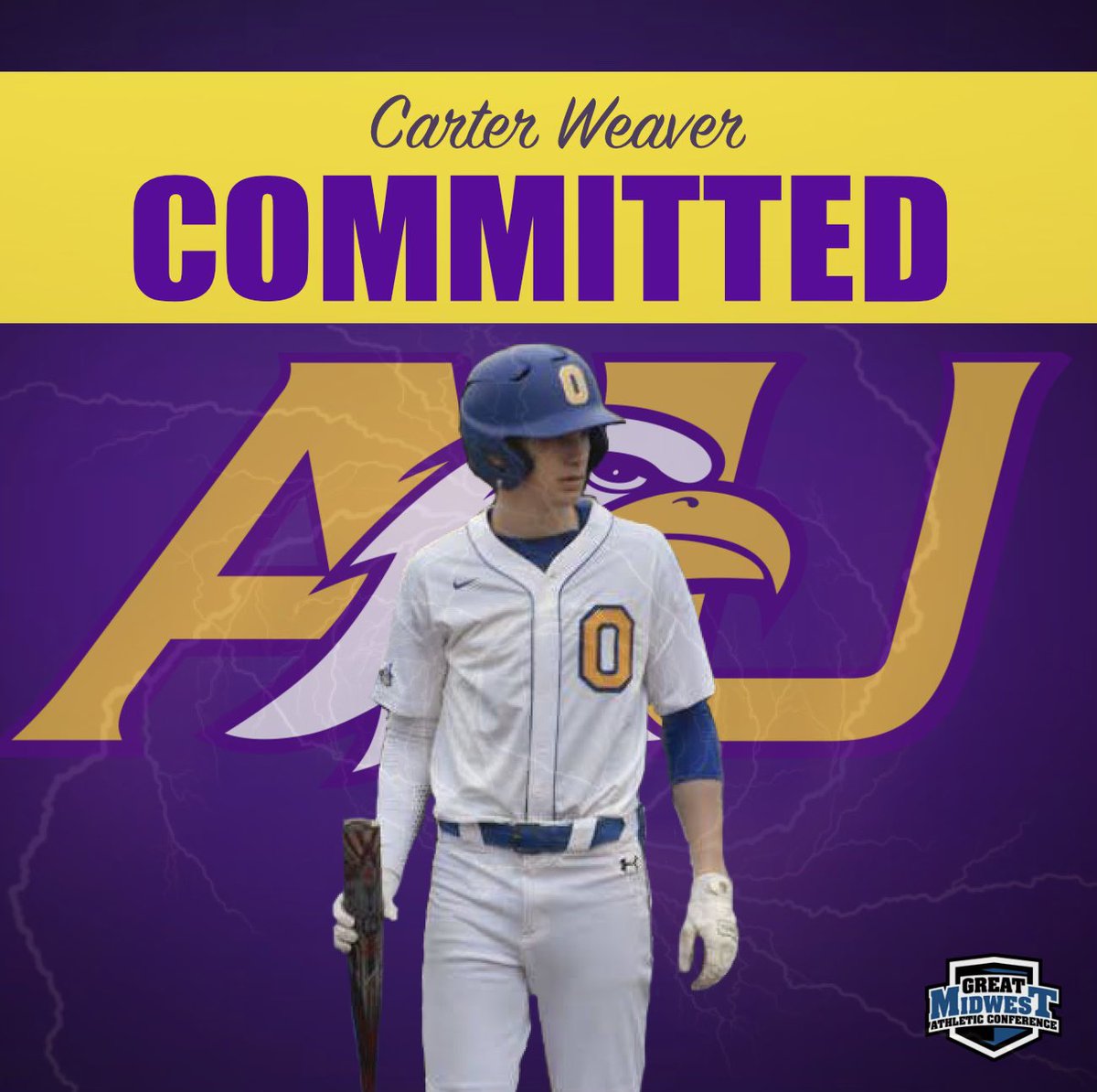 I’m excited to announce my commitment to Ashland University. I want to thank God, my family, friends, and coaches who have helped me achieve this. Excited for the next chapter! #goeagles🦅