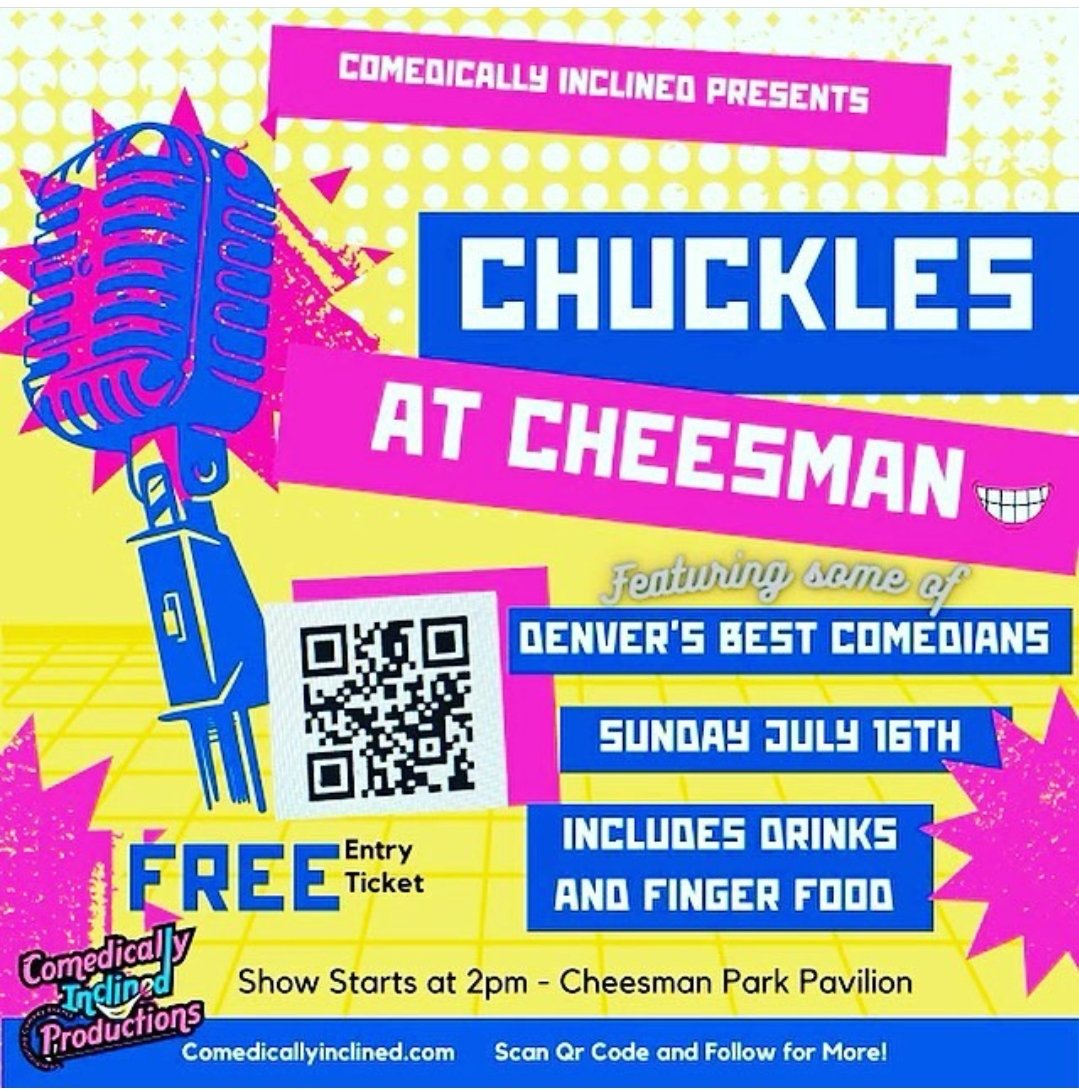 Hey Denver!
Come see me and a bunch of other comics FREE at Cheesman Park!
Sunday at 2pm!!