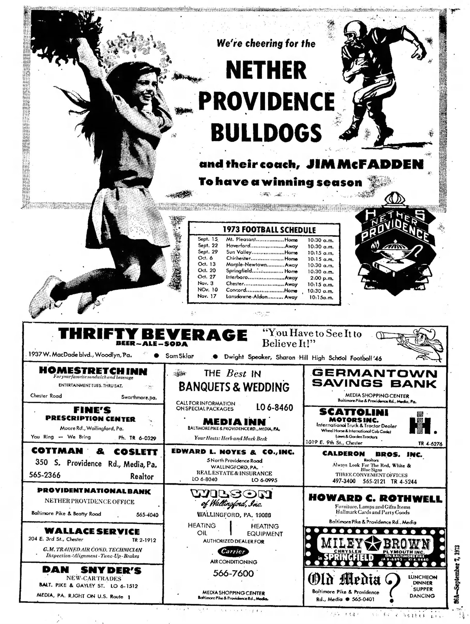 David Ross Burman On Twitter 1973 Nether Providence High School gametimect-high-school-football-pick-em-podcast-week-7-picks