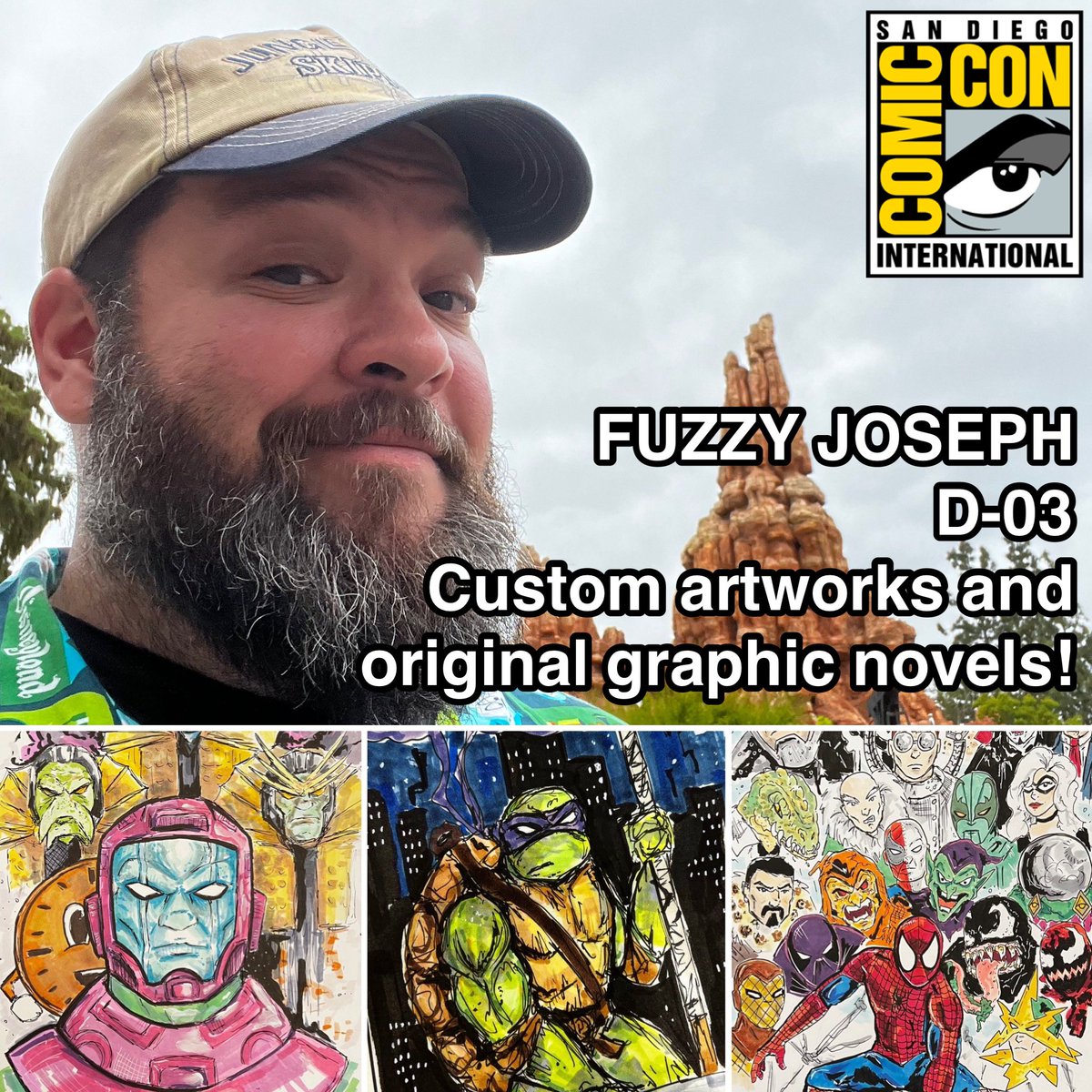 FuzzyJoseph's tweet photo. Support indie creators like myself and others at #sdcc this weekend. #art #comicbooks https://t.co/pnNKg02Z8w