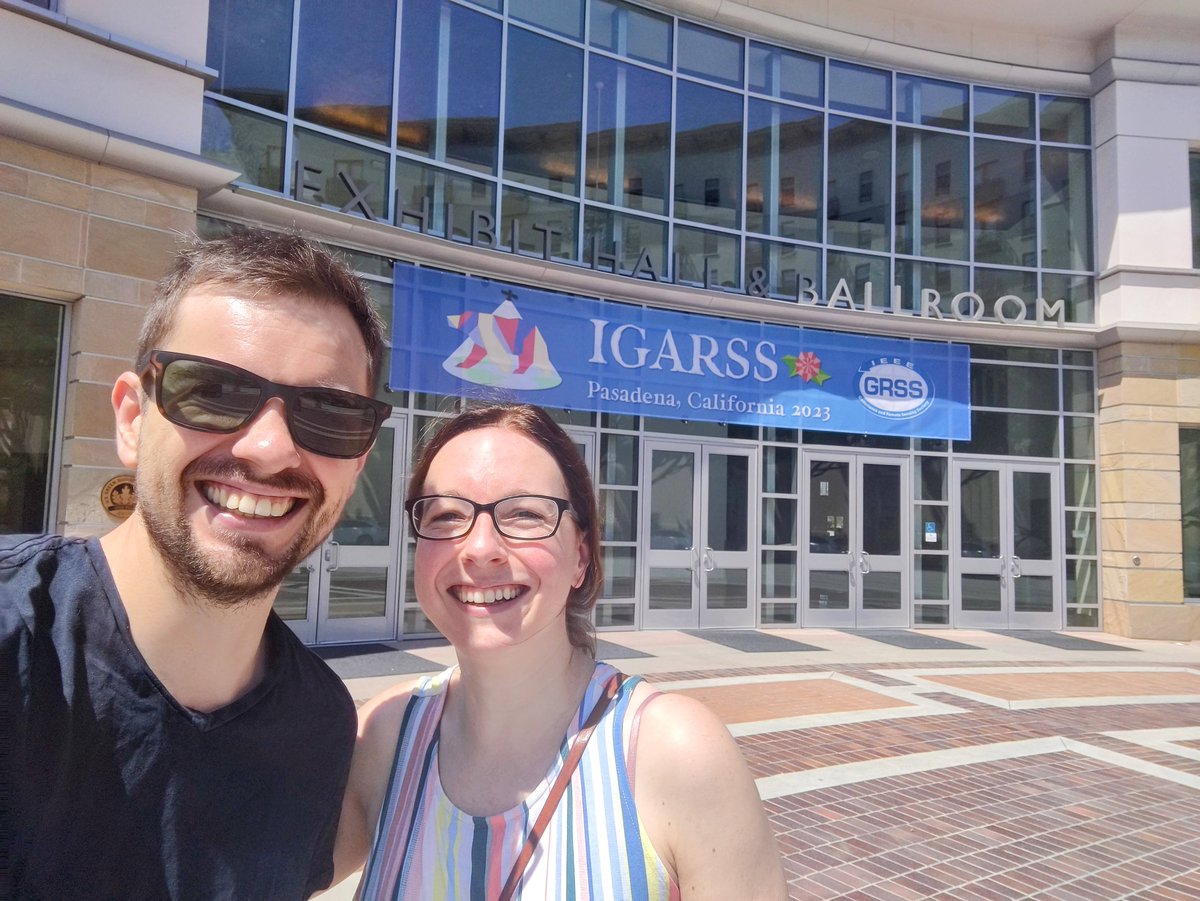 We (<a href="/RibanaRoscher/">Ribana Roscher</a> + 😎) arrived at the #IGARSS2023 venue in Pasadena today. Excited to see many people signed up for our 'Machine Learning in Remote Sensing' Tutorial tomorrow with <a href="/RonnyHaensch/">Ronny Hänsch</a> and <a href="/PerselloClaudio/">Claudio Persello</a> 🎉🛰️🤖

See you tomorrow!

<a href="/IBG2Plant/">FZ Jülich-IBG2</a> <a href="/UniBonn/">Rheinische Friedrich-Wilhelms-Universität Bonn</a> <a href="/WUR/">Wageningen U&R</a> <a href="/epfl_en/">EPFL</a>
