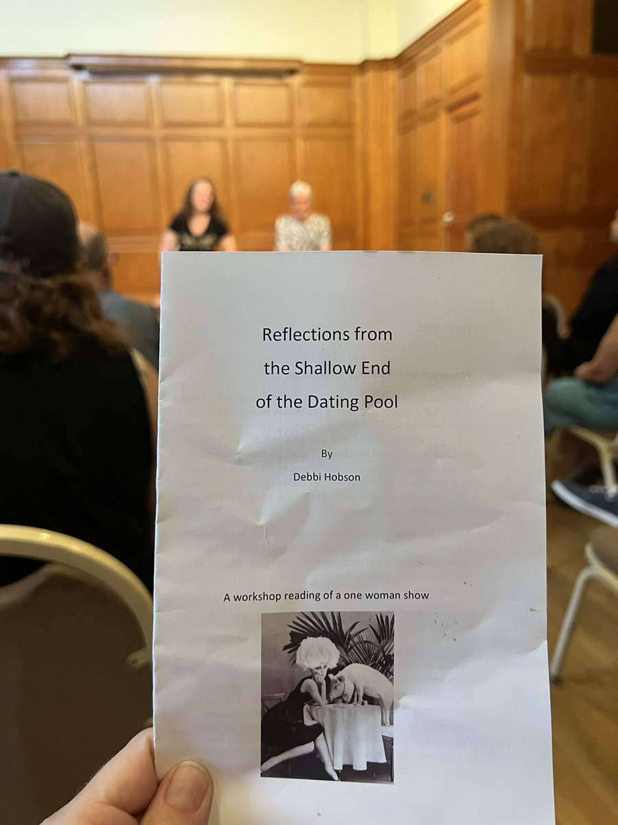 Wonderful afternoon at the developmental reading of Debbi Hobson's solo show (Karen Case Cook, dir) - heading for the Phoenix Festival Live Arts event in Nyack this fall! 😚 @off_the_1_train @phoenixtheatreensemble