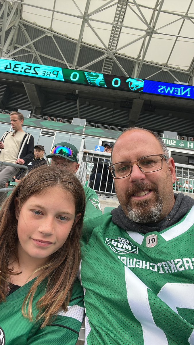 #riderslive father daughter day ti with the riders. Go Riders!!!