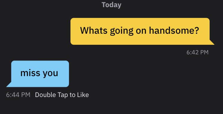 Reader: we have never met.