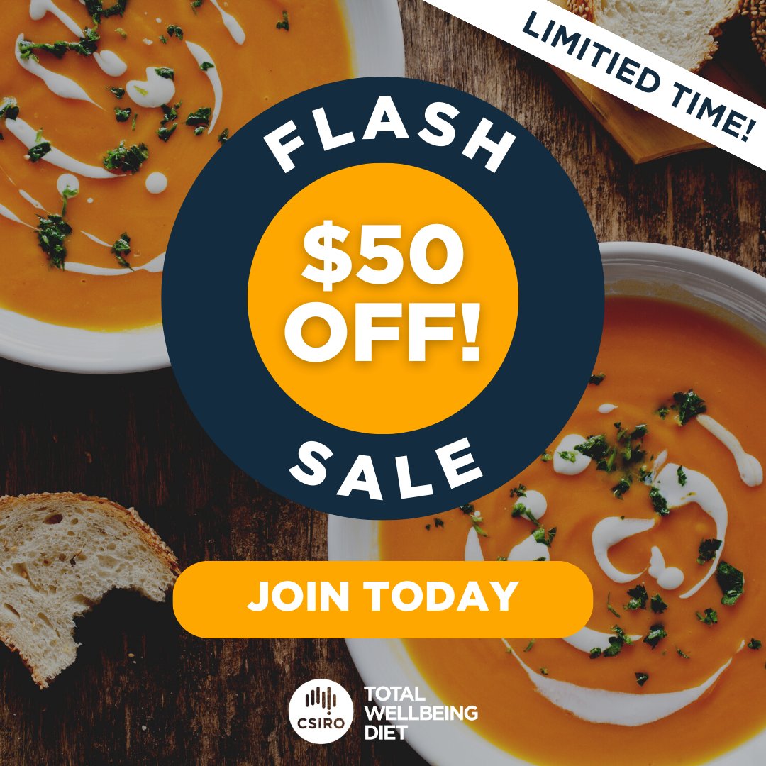📣 Get $50 off our scientifically formulated programs! 

Be quick - save BIG on Australia's no. 1 rated diet today by clicking here 👉 bit.ly/3pKssvE