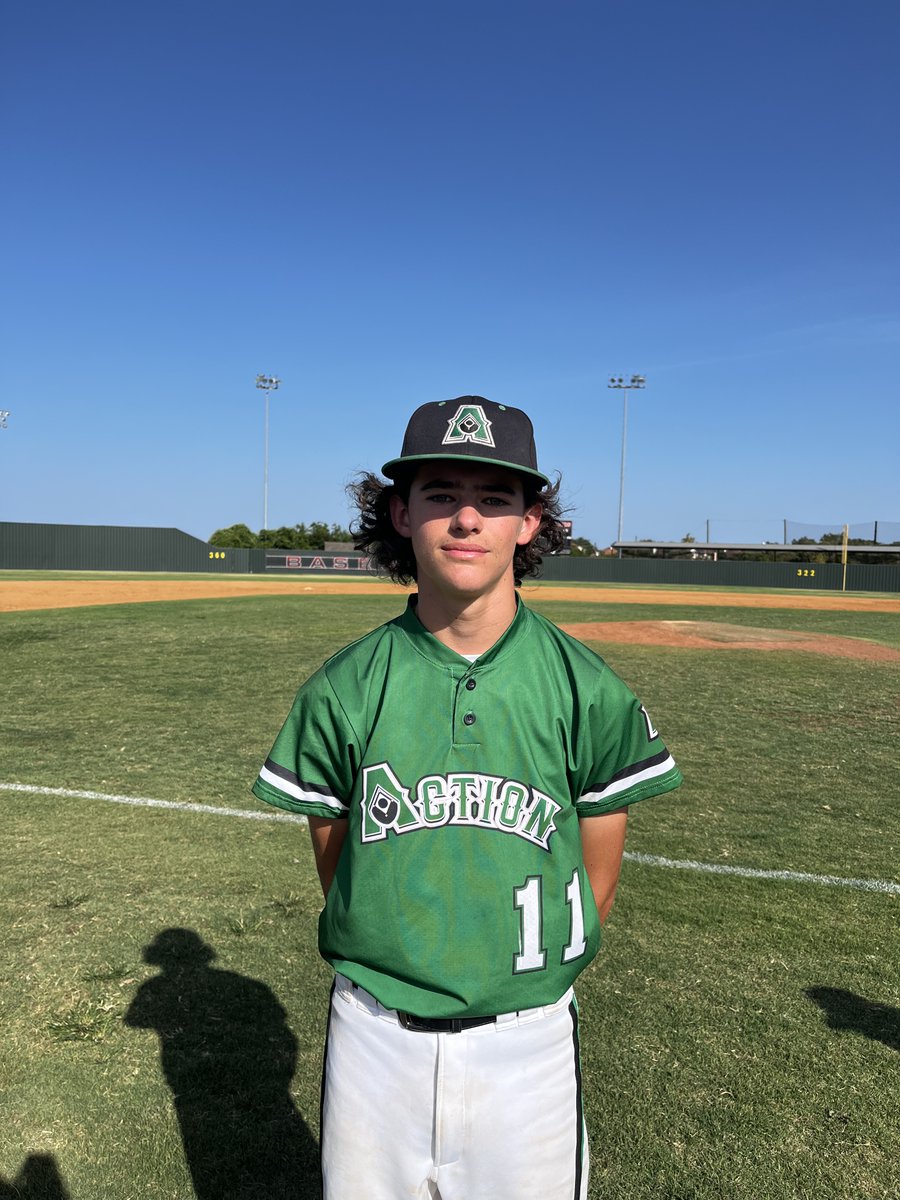 Five Tool South Texas (@fivetoolstx) on Twitter photo F: <a href="/ActionBaseball/">Action Baseball Club</a> 15U Silver 7, South Texas Tribe 2026 1
PoG: <a href="/Nick_Cheij99/">Nick Cheij</a> 1-3, HR, 2 RBI, R
Pitcher: Tripp Kata 6 IP, 6K, 0 ER F: <a href="/ActionBaseball/">Action Baseball Club</a> 15U Silver 7, South Texas Tribe 2026 1
PoG: <a href="/Nick_Cheij99/">Nick Cheij</a> 1-3, HR, 2 RBI, R
Pitcher: Tripp Kata 6 IP, 6K, 0 ER