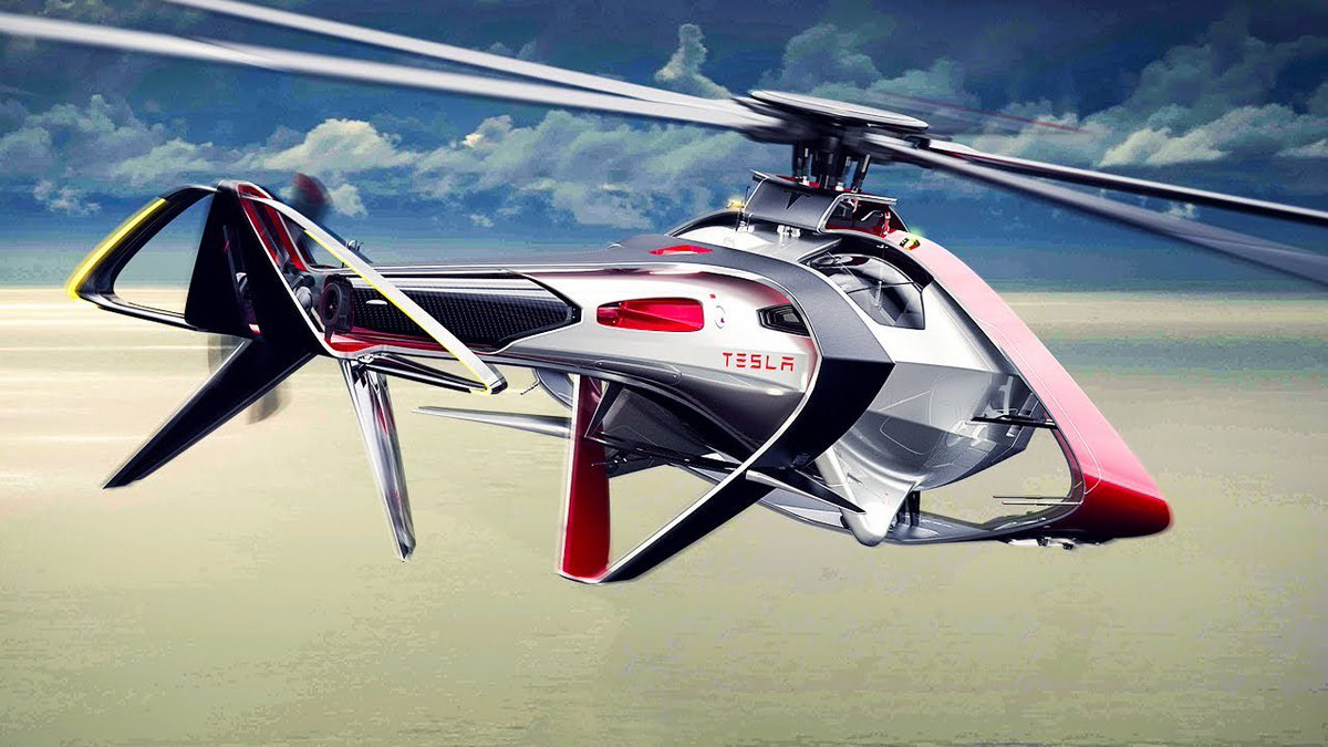 Would you take a ride in a Tesla Helicopter? 

No, it can’t go to Mars, yet.