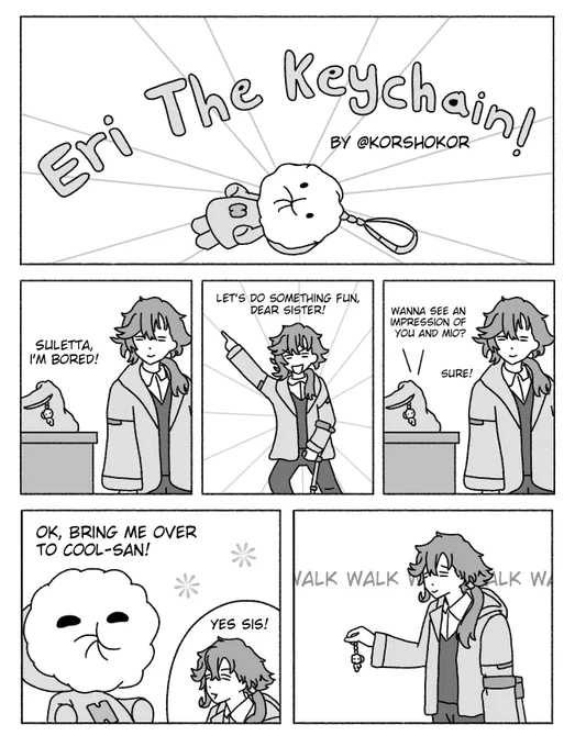 The life of a keychain (Part 5), commissioned by anon!
#水星の魔女 #G_Witch #スレミオ 