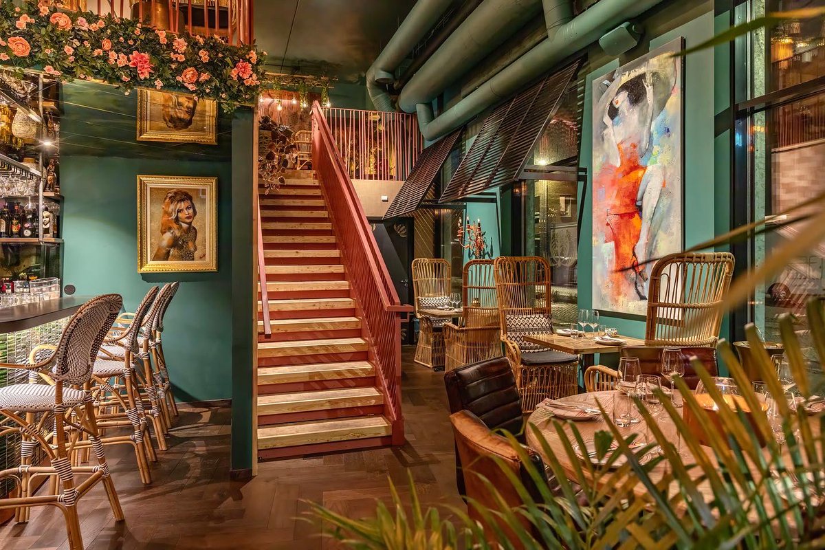 eriknissen's tweet photo. 🌴🍹 Caribbean vibes meet Scandinavian cool at @stylttrampoli's latest masterpiece, @blankas_bar and Bistro, now open in beautiful @visit_varberg, Sweden! 🇸🇪✨ https://t.co/o0MkwAAXCI