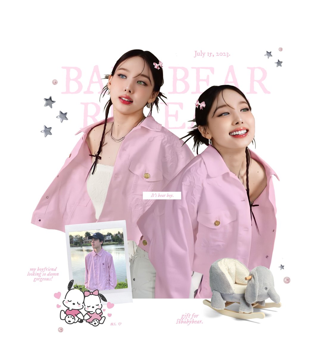 ✿⠀SPECIAL DAY !⠀#BabybearReveal #OurLittleMoon   🤍⠀’⠀1507〘  wishing the best for this lovely family, happy to be here. I think #ItsBearBoy, let's see!⠀₊ ˚ . ✩