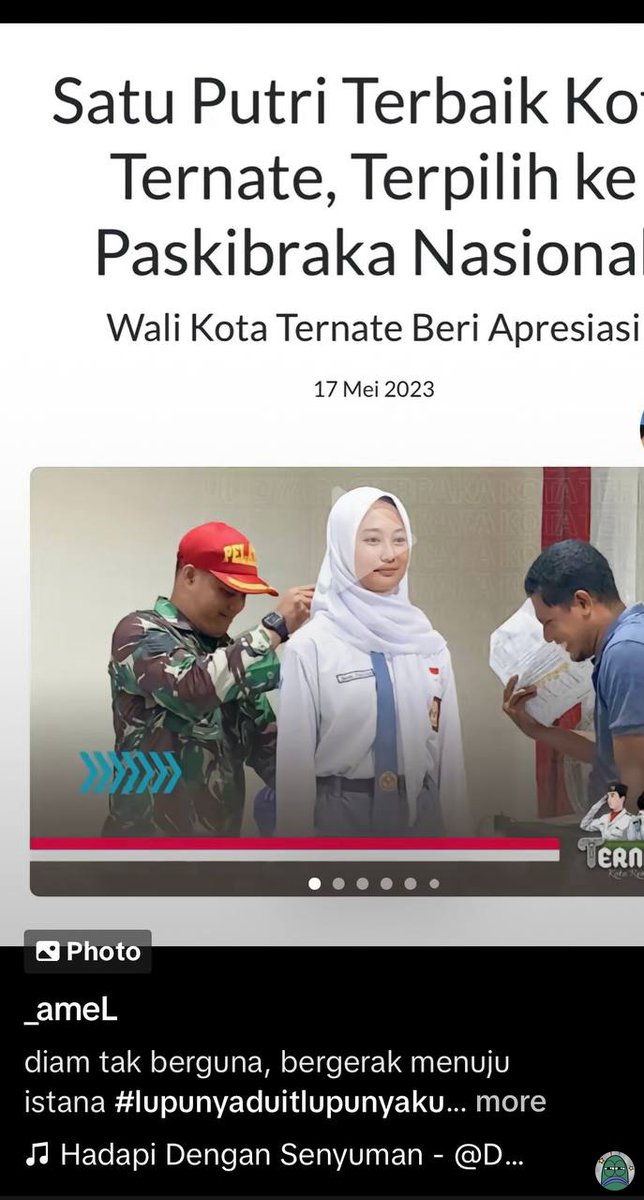💚 cw // tiktok
ada yg dh liat belom? calon paskib yg tbtb h-2 diganti orang pdhl udh lolos mcu ini itu sgala macem. tp sender males drop video jd kalo ada yg mau dropin mangga, akunnya tertera di foto