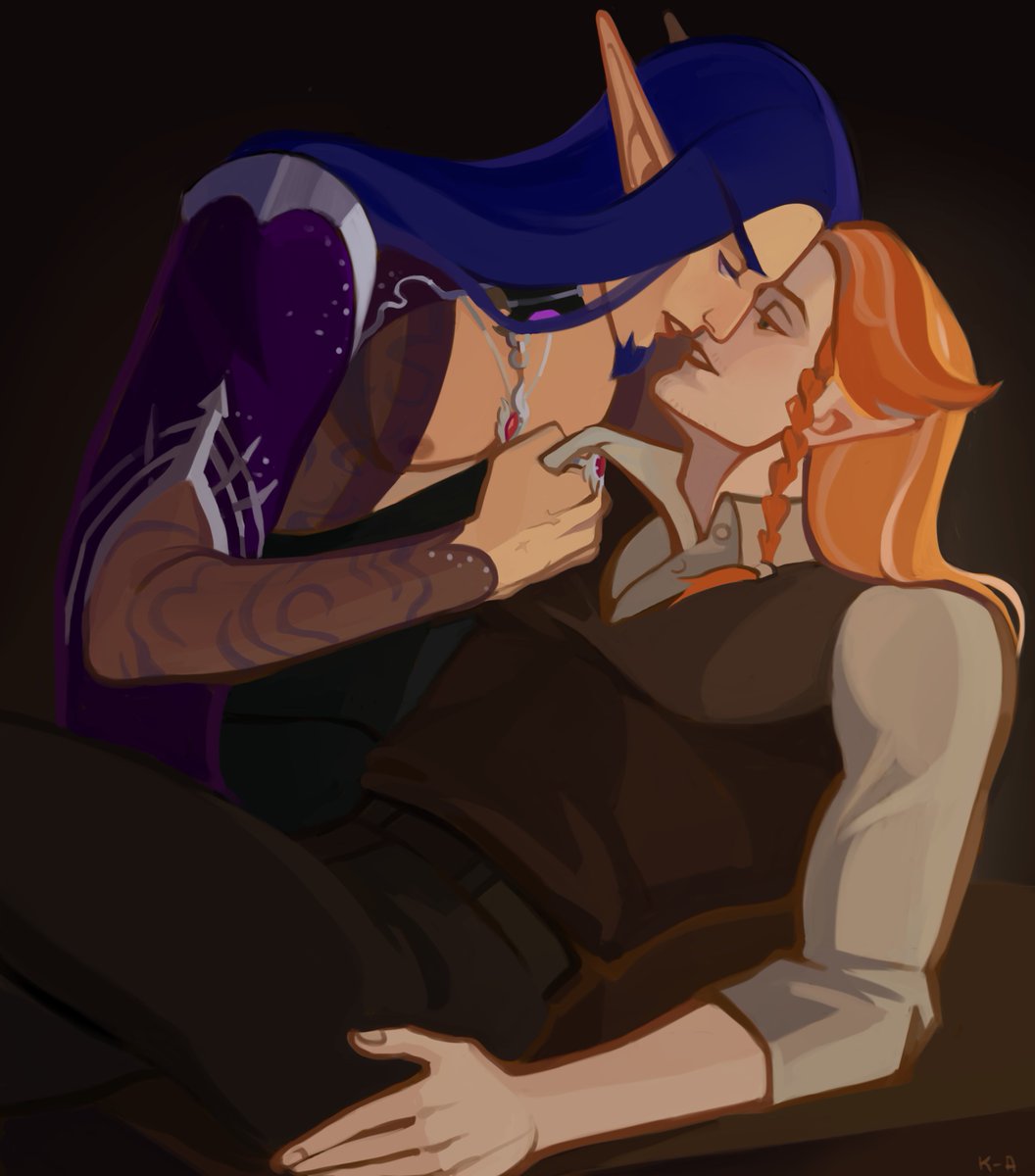 He looks at me with such a desired gaze.
<a href="/StarmanAnzhin/">'Starman' Anzhin Edralan</a> 

(Art by kart_oshka  on YCH.Commishes)